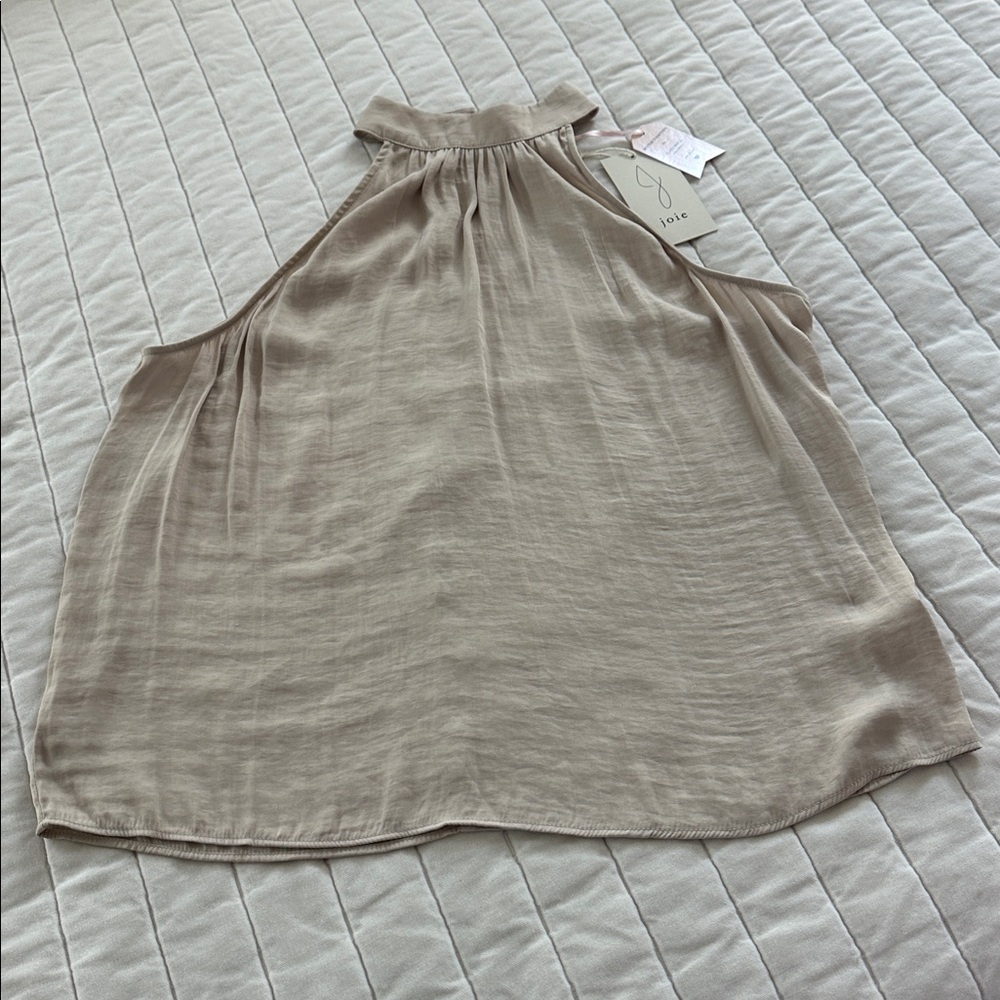 Joie Light Beige Halter Top M